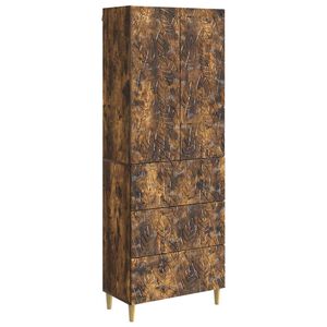 vidaXL Schrankset 2 stk. 66 x 34,5 x 90 cm Holzwerkstoff R&auml;uchereiche