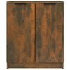 vidaXL Schuhschrank Räuchereiche 59x35x70 cm Holzwerkstoff