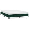 vidaXL Bettgestell ohne Matratze Dunkelgr&uuml;n 140x200 cm Samt