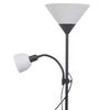 vidaXL Stehlampe Schwarz