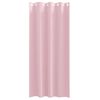 vidaXL Verdunkelungs-Vorh&auml;nge mit Ringen 2 pcs Babyrosa 225 x 140 cm