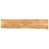 vidaXL Tischplatte mit Baumkante 160x30x2,5 cm Massivholz Mango