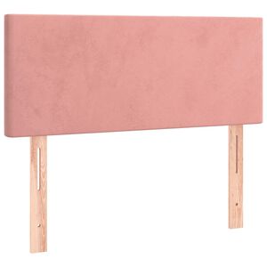 vidaXL Kopfteil Rosa 100x5x78/88 cm Samt
