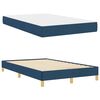 vidaXL Boxspringbett mit Matratze Blau 120 x 190 cm Stoff