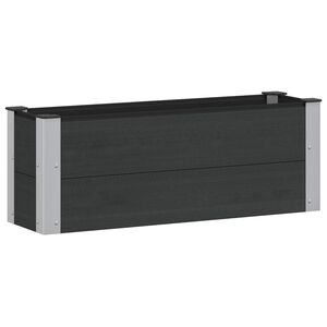 vidaXL Hochbeet Schwarz 100 x 30 x 36 cm