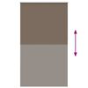 vidaXL Verdunkelungsrollo Kaffeebraun 120x210 cm Stoffbreite 116,6 cm