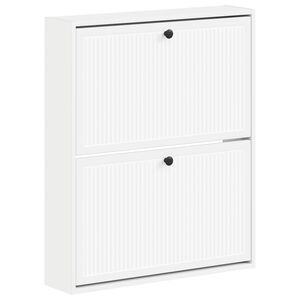 vidaXL Wandmontierter Schuhschrank EDE 71 x 17 x 86 cm Holzwerkstoff