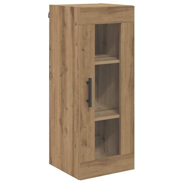 vidaXL Wandschrank Artisan-Eiche 34,5 x 34 x 90 cm