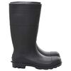 vidaXL Gummistiefel Schwarz Gr&ouml;&szlig;e 45 PVC