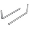 vidaXL Inbusschl&uuml;ssel 2 pcs Silber 32 x 86 mm Stahl