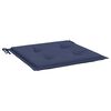 vidaXL Palettenkissen 4 Stk. Marineblau 40x40x4 cm Oxford-Gewebe