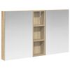 vidaXL Badezimmerschrank-Set 3 stk. 100 x 10,5 x 60,5 cm Holzwerkstoff