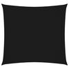 vidaXL Sonnensegel Oxford-Gewebe Quadratisch 6x6 m Schwarz