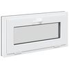 vidaXL Kellerfenster RISOR 80 x 40 cm PVC und Glas Anthrazit
