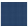 vidaXL Gewichtsdecke Blau 220x235 cm 15 kg Stoff