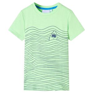 vidaXL Kinder-T-Shirt Neongr&uuml;n 128