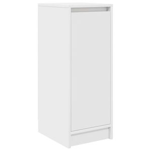 vidaXL Schuhschrank Wei&szlig; 29,5x34x76 cm Holzwerkstoff