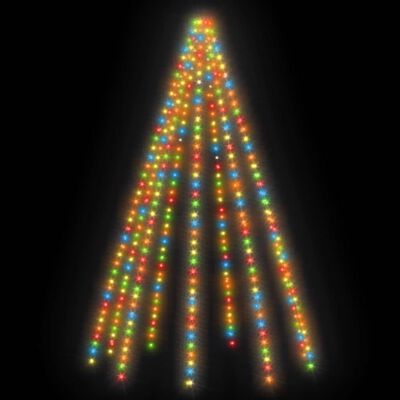 vidaXL Weihnachtsbaum-Lichternetz mit 400 LEDs Mehrfarbig 400 cm