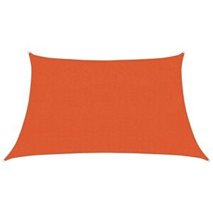 vidaXL Sonnensegel 160 g/m&sup2; Trapezform Orange 3/4x2 m HDPE
