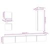 vidaXL 5-tlg. TV-Schrank-Set Sonoma-Eiche Holzwerkstoff
