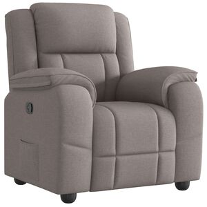 vidaXL Relaxsessel Taupe Stoff