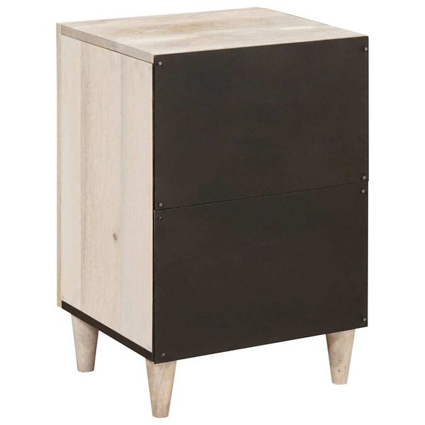 vidaXL Badezimmerschrank mit T&uuml;r Wei&szlig; 38 x 33 x 58 cm Holzwerkstoff