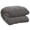 vidaXL Gewichtsdecke Grau 220x260 cm 11 kg Stoff