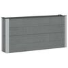 vidaXL Hochbeet Grau 150 x 30 x 72 cm alu.