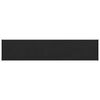 vidaXL Fensterbank Schwarz mit Holzmaserung 120 x 30 x 4,5 cm PVC