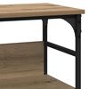 vidaXL Konsolentisch Artisan-Eiche 100 x 32 x 75 cm Holzwerkstoff
