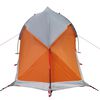 vidaXL Kuppel-Campingzelt 1 Person Grau und Orange Wasserdicht