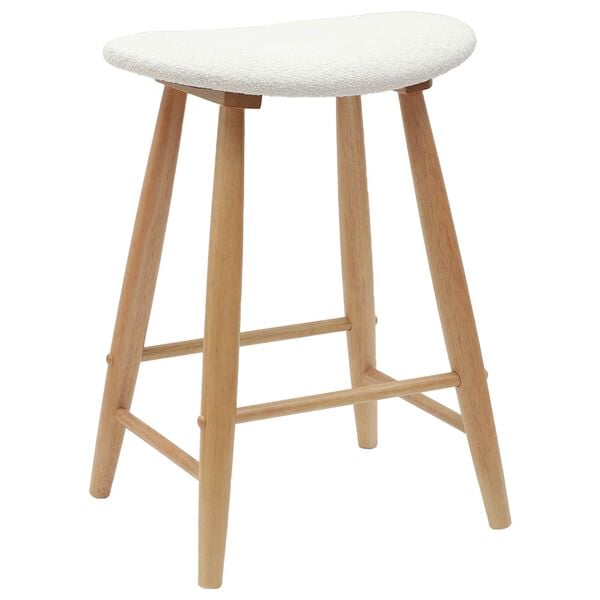 vidaXL Esszimmerst&uuml;hle 2 pcs Natur 46 x 37 x 63 cm Massives Gummiholz