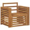 vidaXL Outdoor-Sofagarnitur Massivholz Akazie