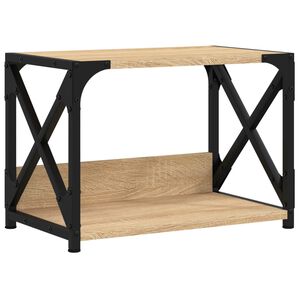 vidaXL Druckerst&auml;nder 2 Ablagen Sonoma-Eiche 44x26x31,5 cm
