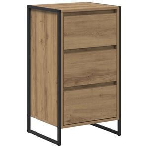 vidaXL Sideboard Kunsthandwerk Eiche 42 x 36 x 75,5 cm Holzwerkstoff