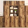 vidaXL Highboard Altholz 80 x 42,5 x 185 cm Holzwerkstoff