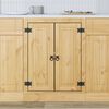 vidaXL Schrank SKI Honigbraun 60 x 46 x 81,5 cm Massives Kiefernholz