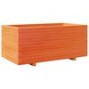vidaXL Pflanzk&uuml;bel Wachsbraun 110x60x49,5 cm Massivholz Kiefer