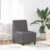 vidaXL | Modulares Armfreies Sofa | Grau 55 x 74 x 82 cm Kunstleder