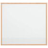 vidaXL Magnetisches Whiteboard mit Rahmen aus massivem Kiefernholz 60 x 55 cm