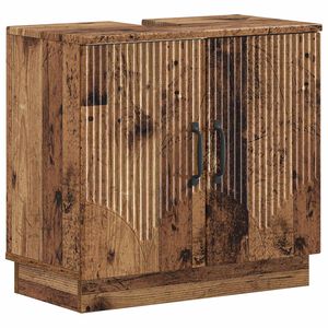 vidaXL Waschbeckenschrank HOORN Altholz 59,5 x 31,5 x 56 cm