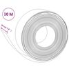 vidaXL Rasenkante Braun 10 m 20 cm Polyethylen
