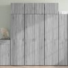 vidaXL Highboard Grau Sonoma 70x42,5x185 cm Holzwerkstoff