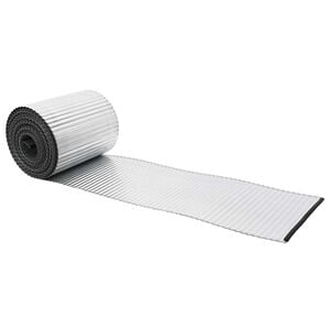 vidaxl Raseneinfassung 10 m x 15 cm Verzinkter Stahl Silber