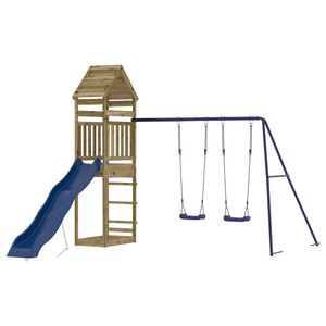 vidaXL Spielturm Impr&auml;gniertes Kiefernholz