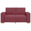 vidaXL 2-Sitzer Sofa Weinrot 160x78x84 cm Stoff