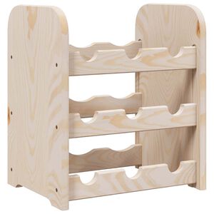 vidaXL Weinregal 33x25x37 cm Massivholz Kiefer