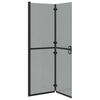 vidaXL Walk-in Duschwand Schwarz 120 x 6.5 x 190 cm