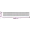 vidaXL Teppich Rechteckig Braun 60x400 cm Bambus