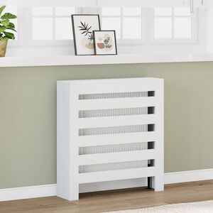 vidaXL Heizk&ouml;rperverkleidung Wei&szlig; 78x20x82 cm Holzwerkstoff